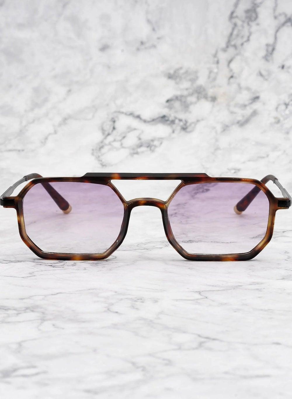 Explicit Poets RICHARD Matt Tortoise - Elegant Unisex Sunglasses - Image 1