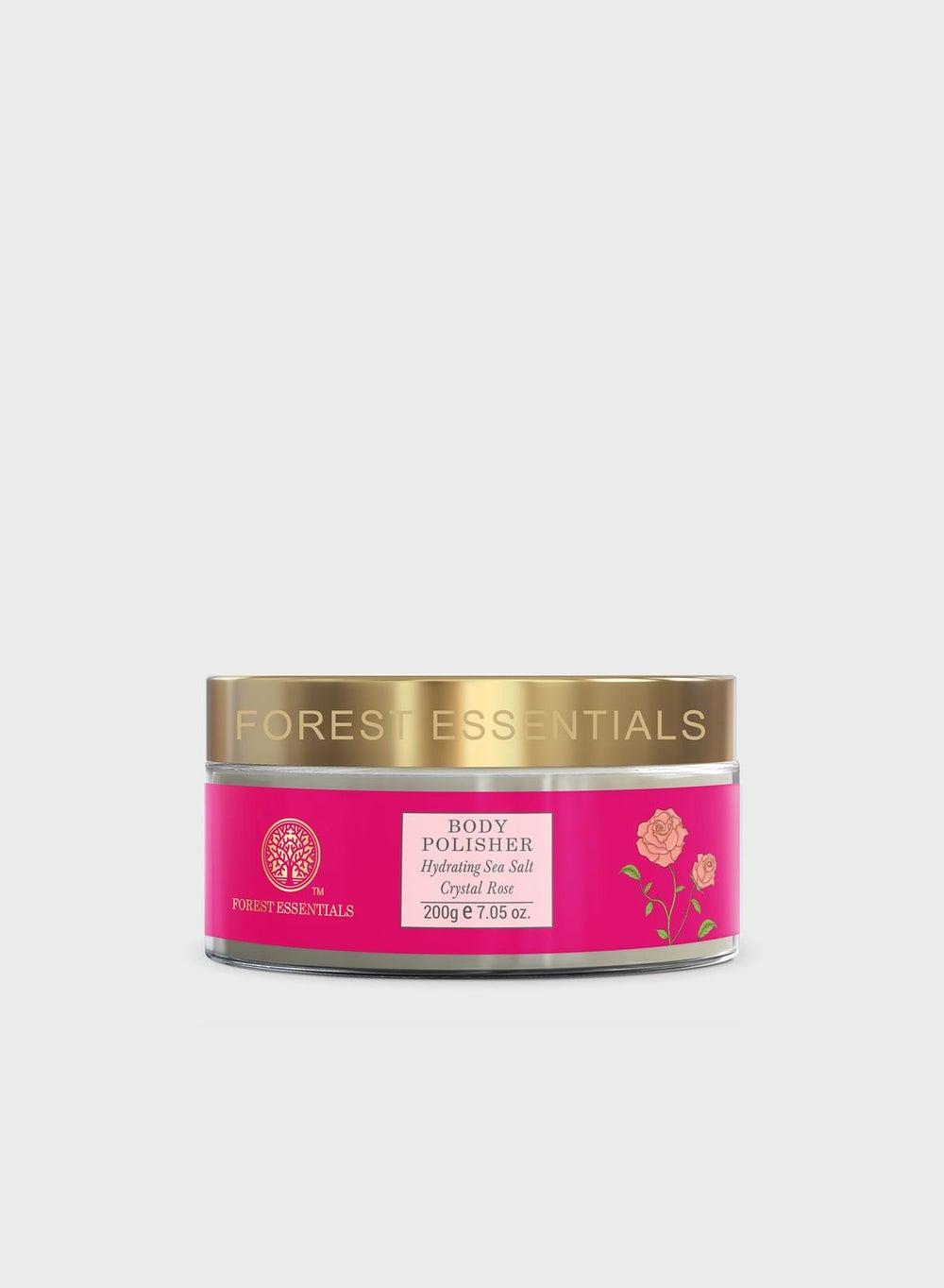 Sea Salt Crystal Rose Exfoliating Body Polish - Forest Essentials - Image 1