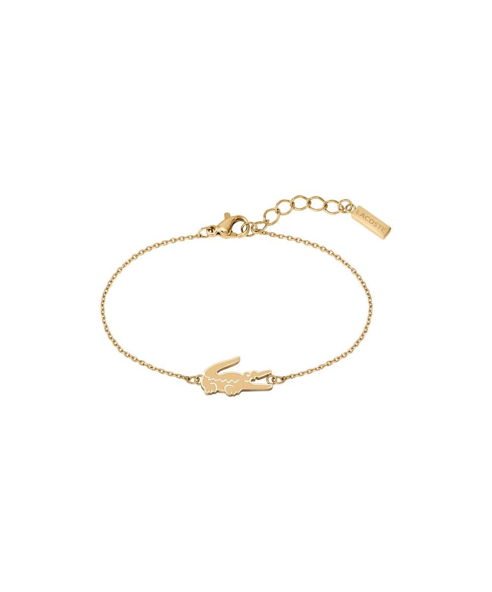 LACOSTE Crocodile Emblem Hand Chain Bracelet - Image 1