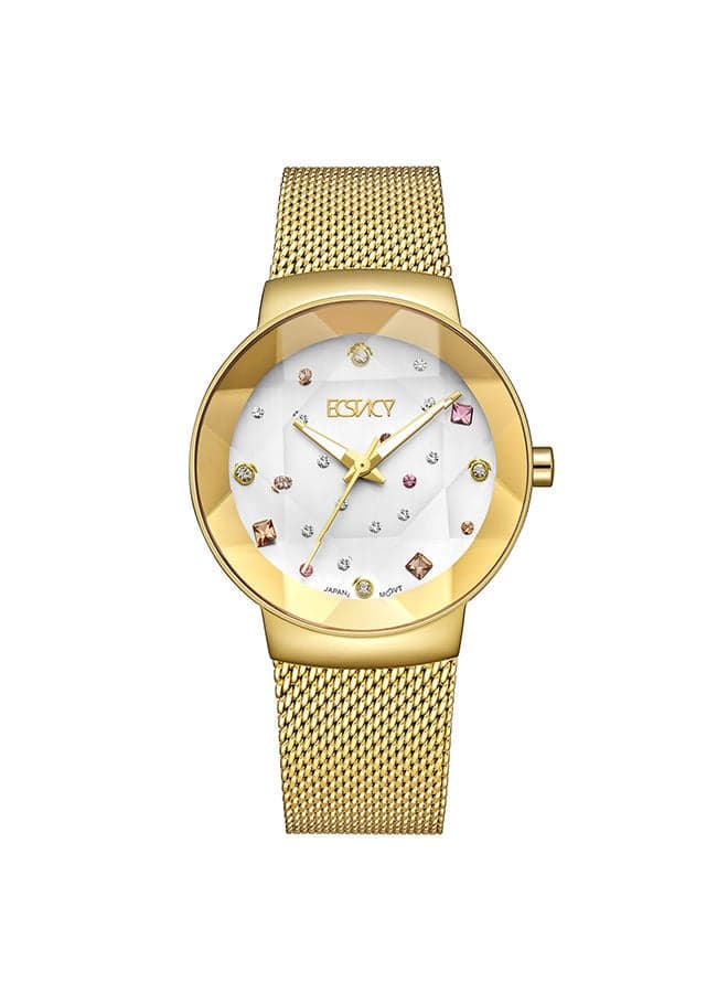 ECSTACY E23504-GMGS Stainless Steel Analog Elegance for Women - Image 1