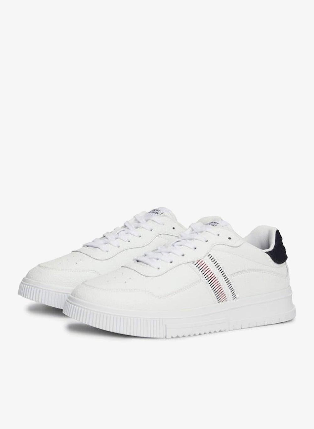 Supercup Stripes Tum Ybs 41: Textured Leather Low-Tops - Image 1
