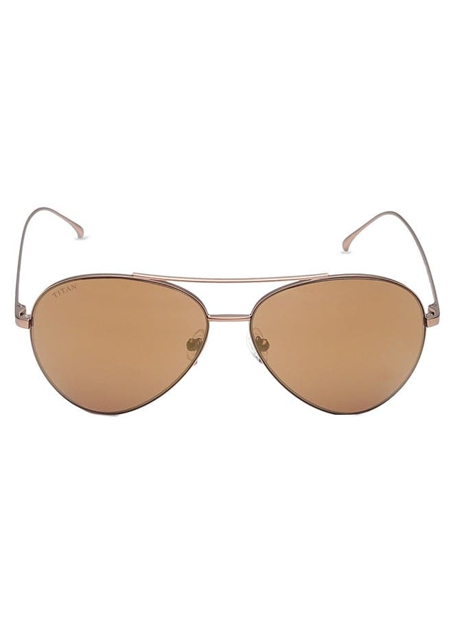 TITAN Bronze Aviator Sunglasses – Classic Elegance for Men - Image 1