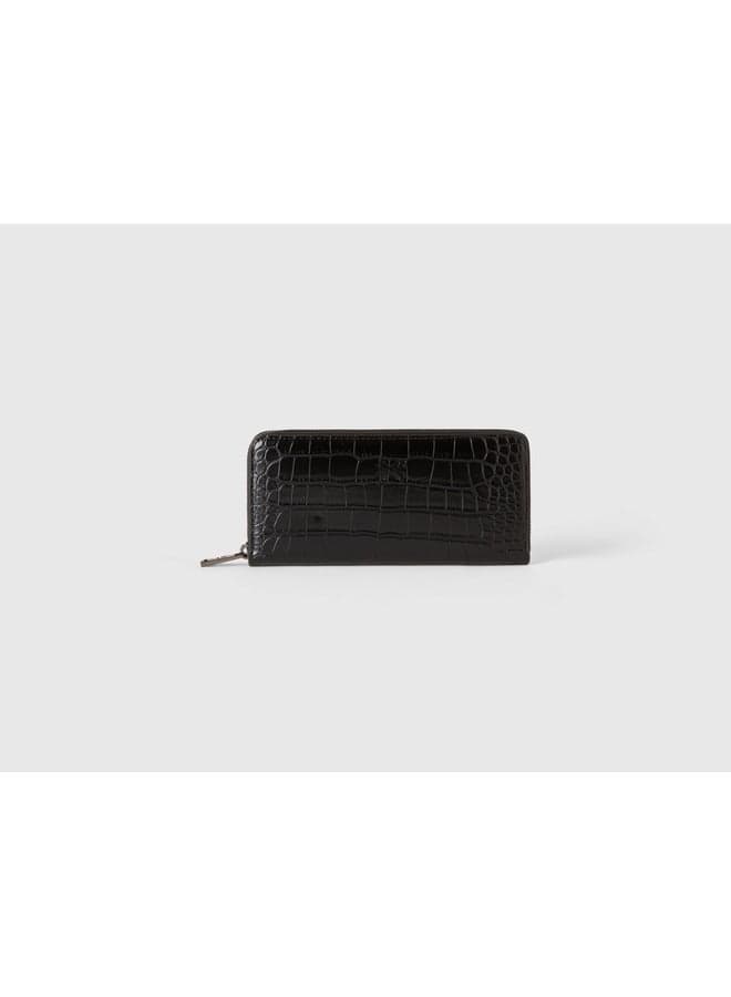UNITED COLORS OF BENETTON Elegant Large Zip Wallet - Image 1
