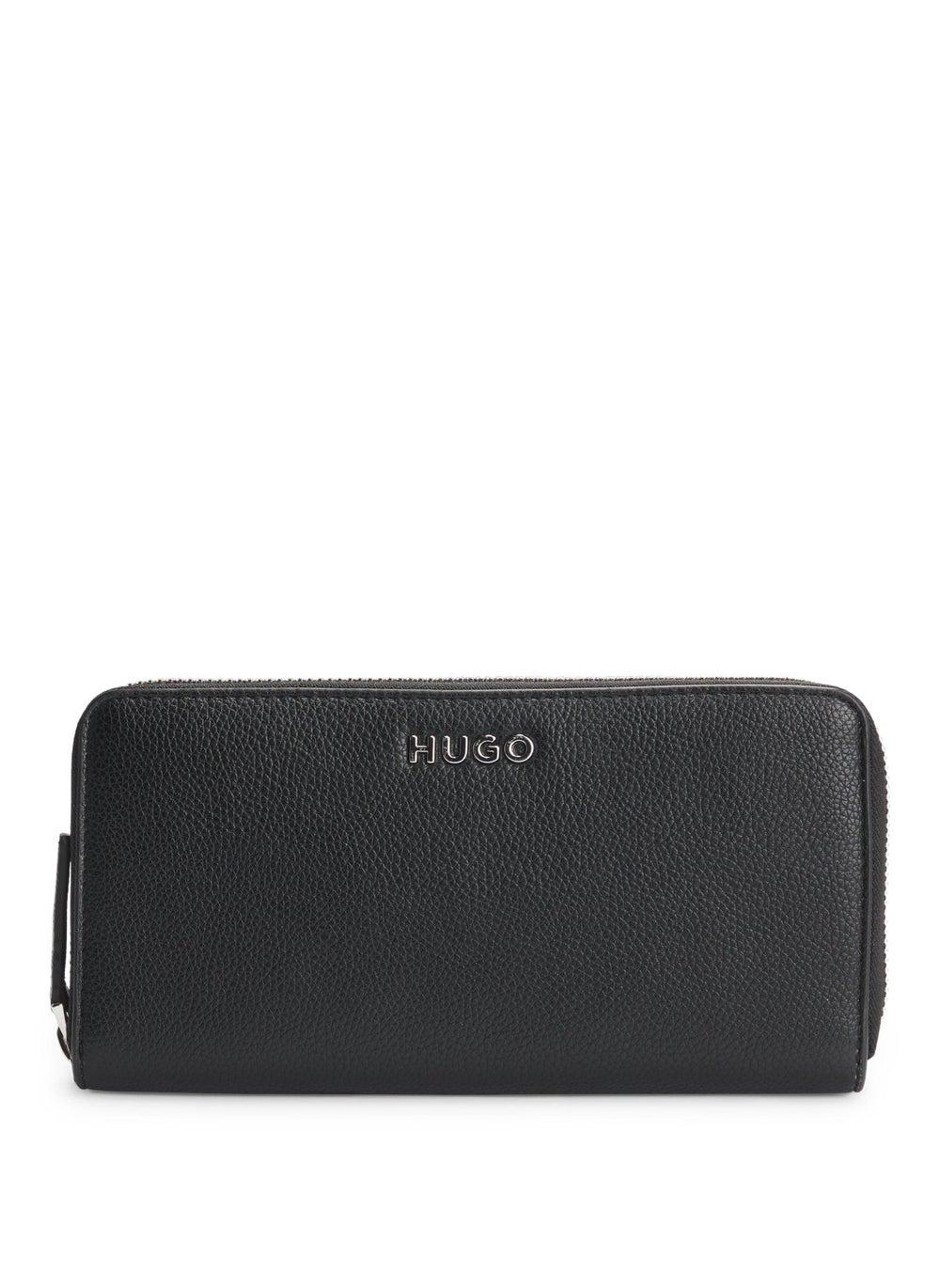 HUGO Elegant Grained Faux-Leather Women's Wallet - Image 1