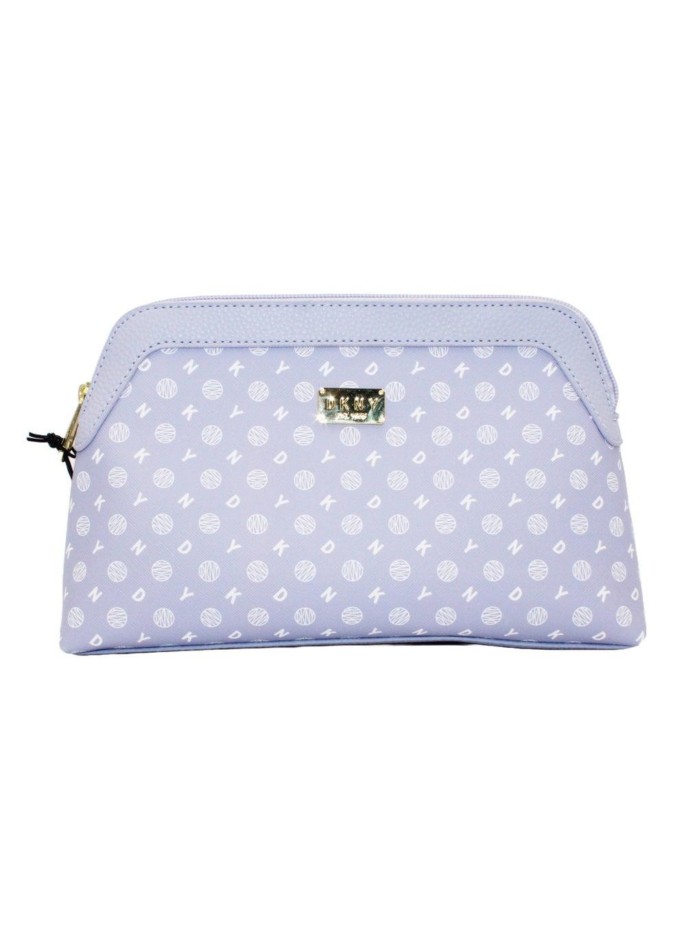 DKNY PURPLE LACE Legacy Beauty Pouch – Compact Elegance On-the-Go - Image 1
