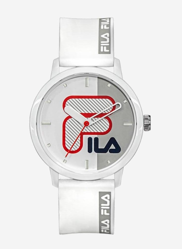 FILA 38-326-004 Elegant Unisex White Analog Watch - Image 1