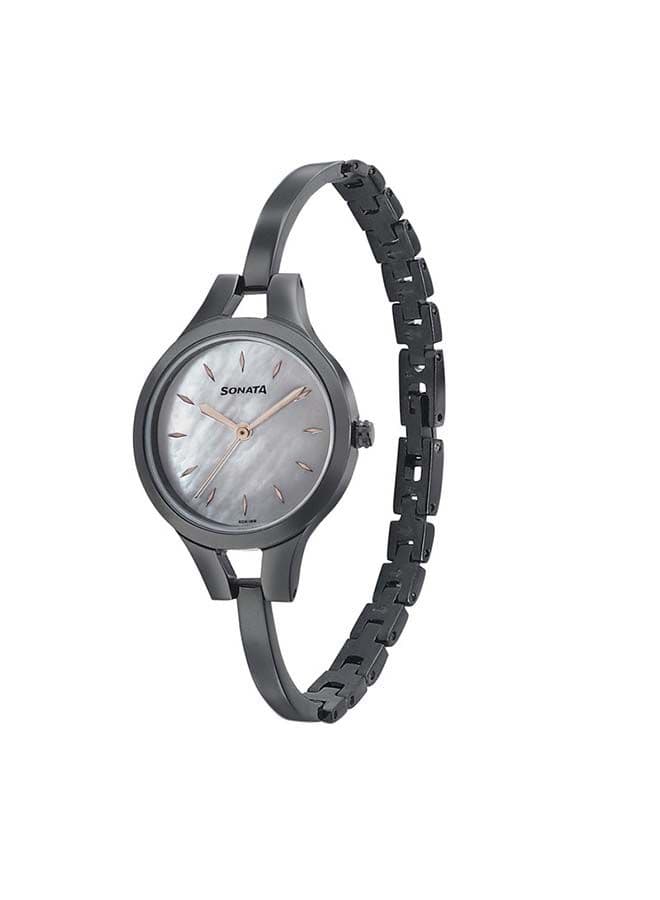 Sonata Onyx Black Pearl Elegance Analog Watch 8151NM01 - Image 1