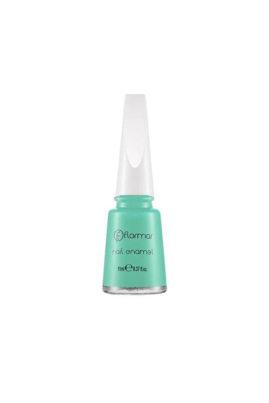 Flormar Nail Enamel 424 Bluish Green - Luxe Finish - Image 1