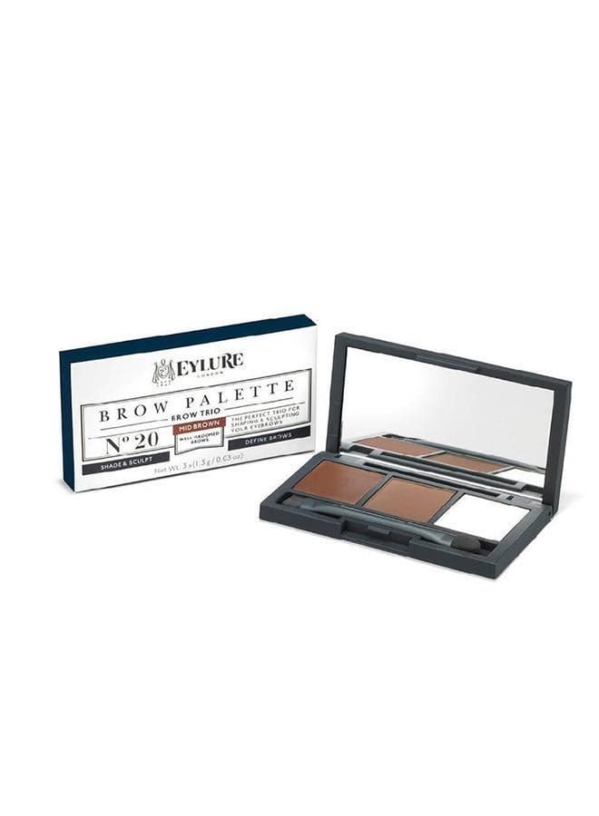 Eylure Mid Brown Brow Sculpting Palette - Image 1