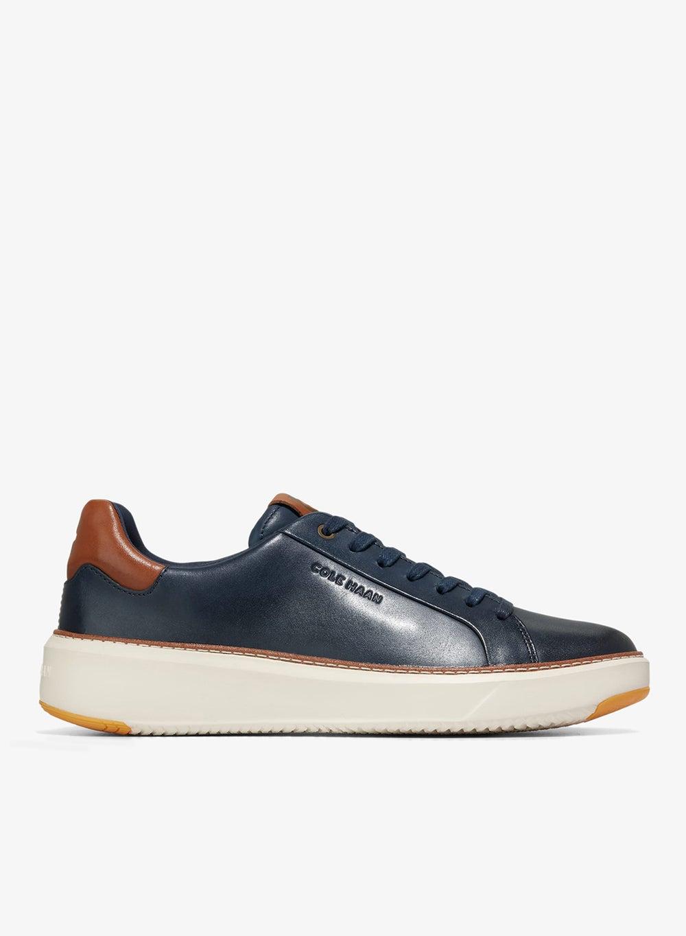 GrandPro Topspin: Men's Blue Luxe Low-Top Sneaker - Image 1