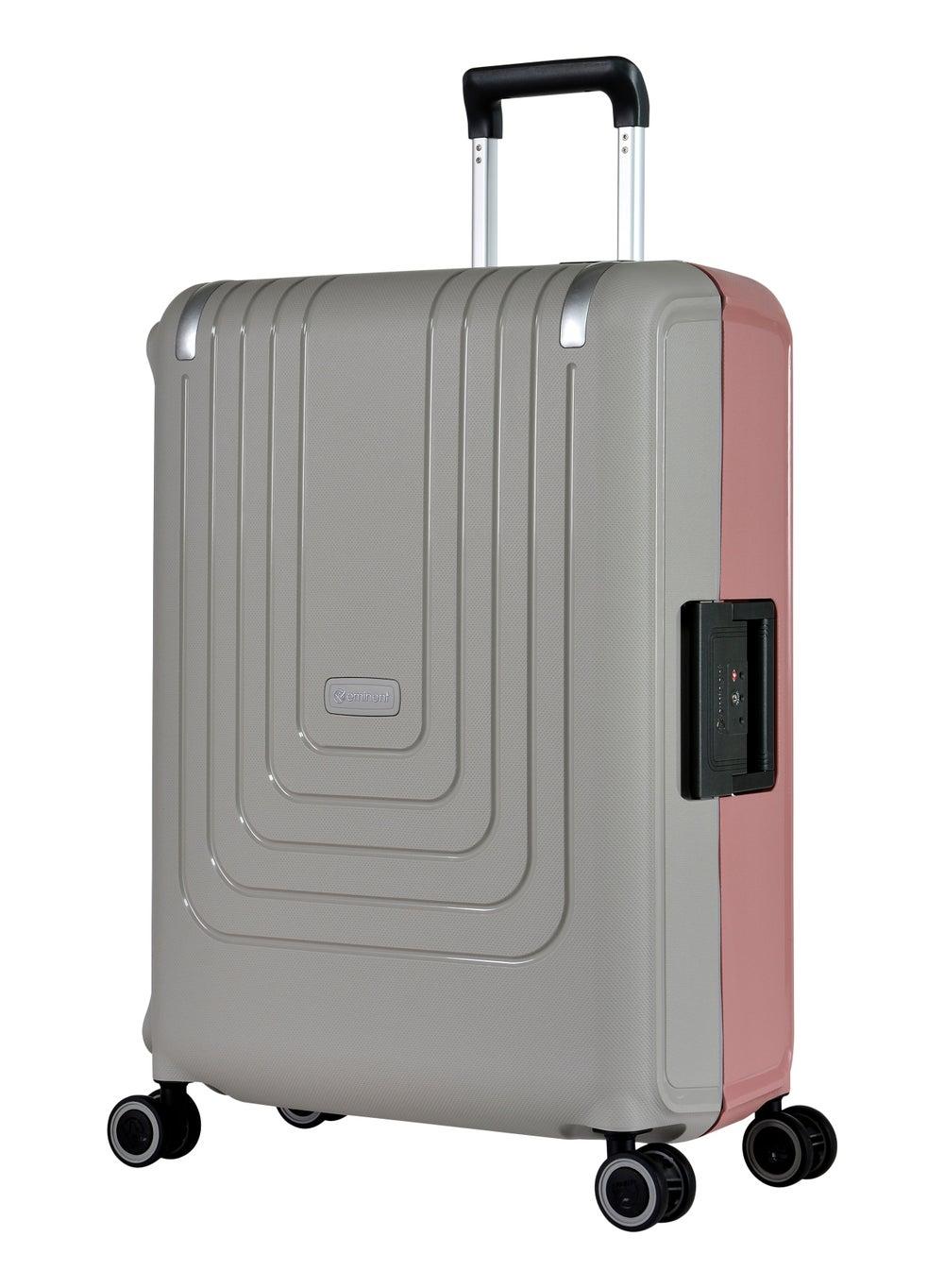 Eminent B0006M Grey Pink Vertica Deluxe Lightweight Luggage - Image 1