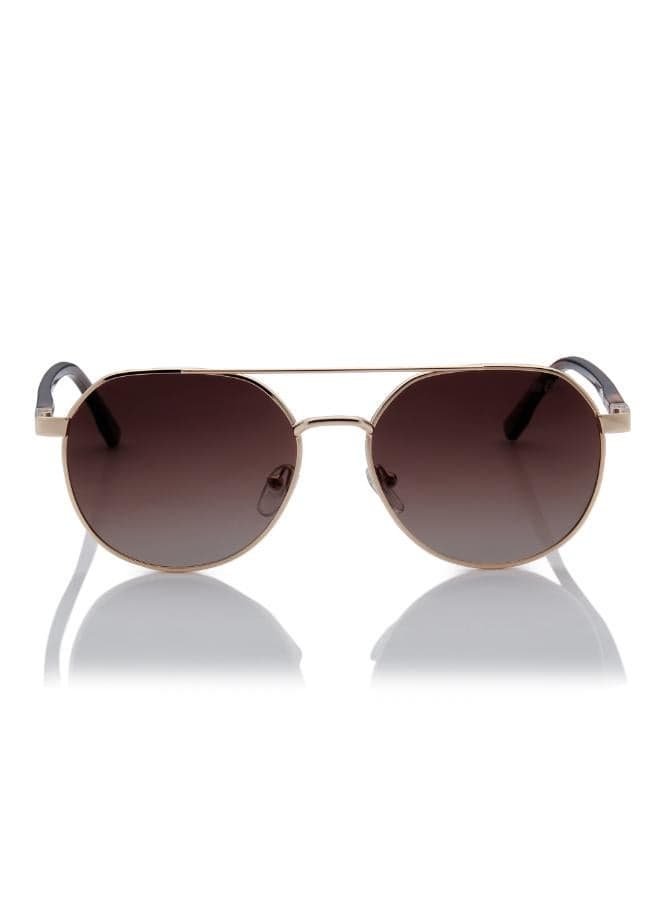 Lee Cooper LC1206C01 Gold Frame Polarized Sunglasses - Image 1