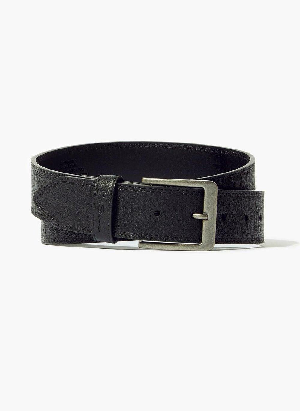 Ben Sherman Bodwitch Black Leather Belt - Timeless Elegance - Image 1