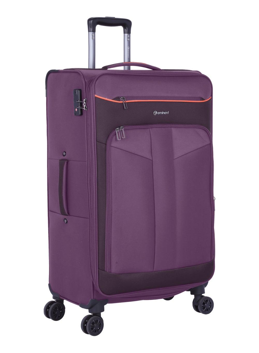 Eminent 24 Purple Medium Travel Trolley - Lightweight & TSA Secure - Image 1
