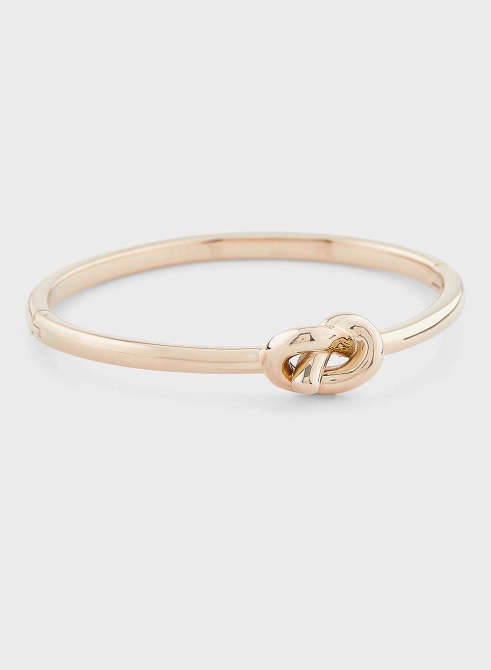 OLIVIA BURTON Lover's Knot Gold-Tone Bangle for Women - Image 1
