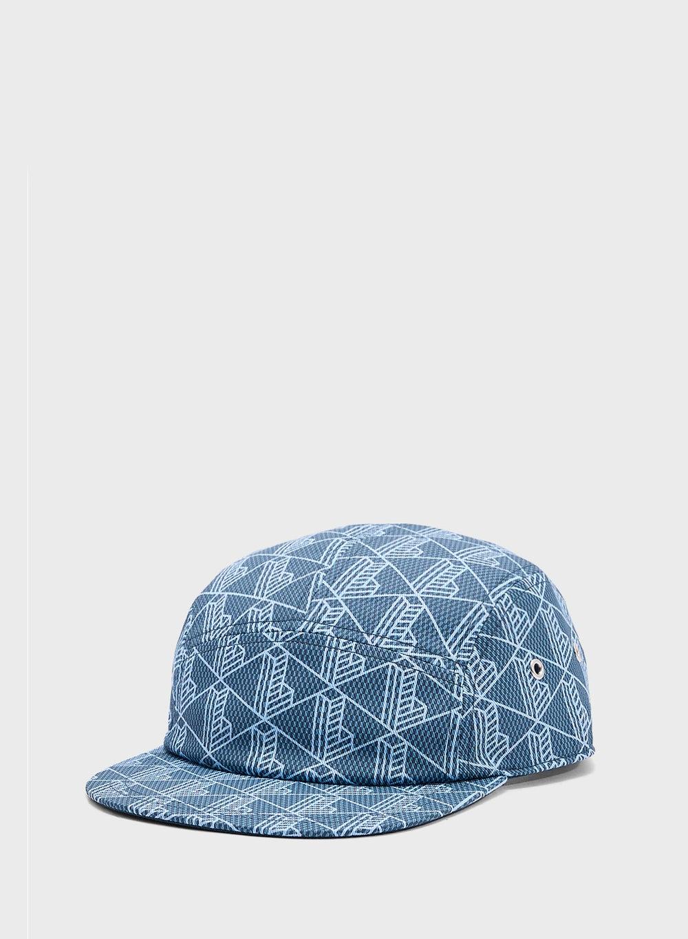 LACOSTE Monogram Curved Peak Men's Cap – Classic Elegance - Image 1
