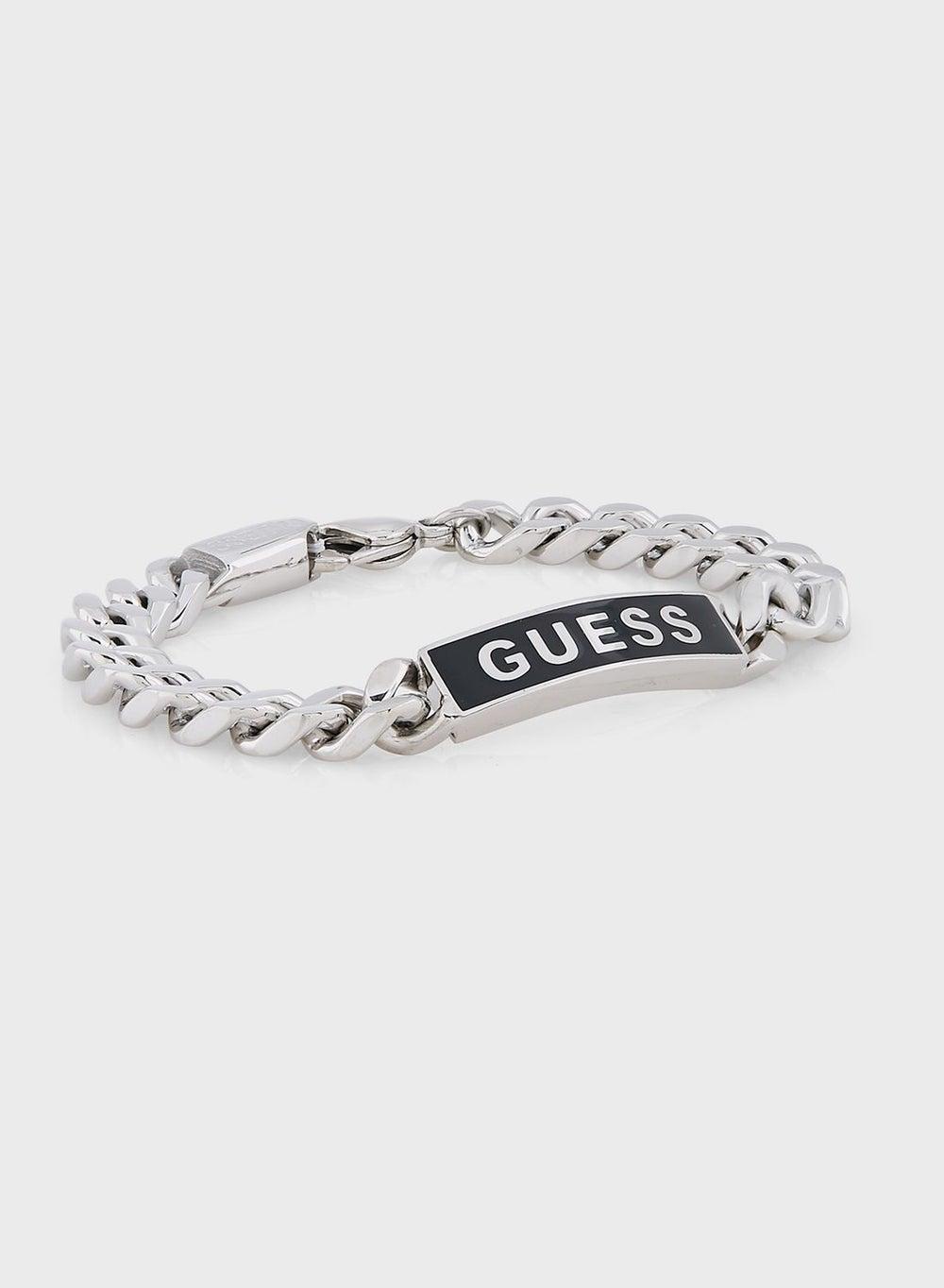 GUESS Juxb03002Jwstbks Men's Enamel Cuff of Elegance - Image 1