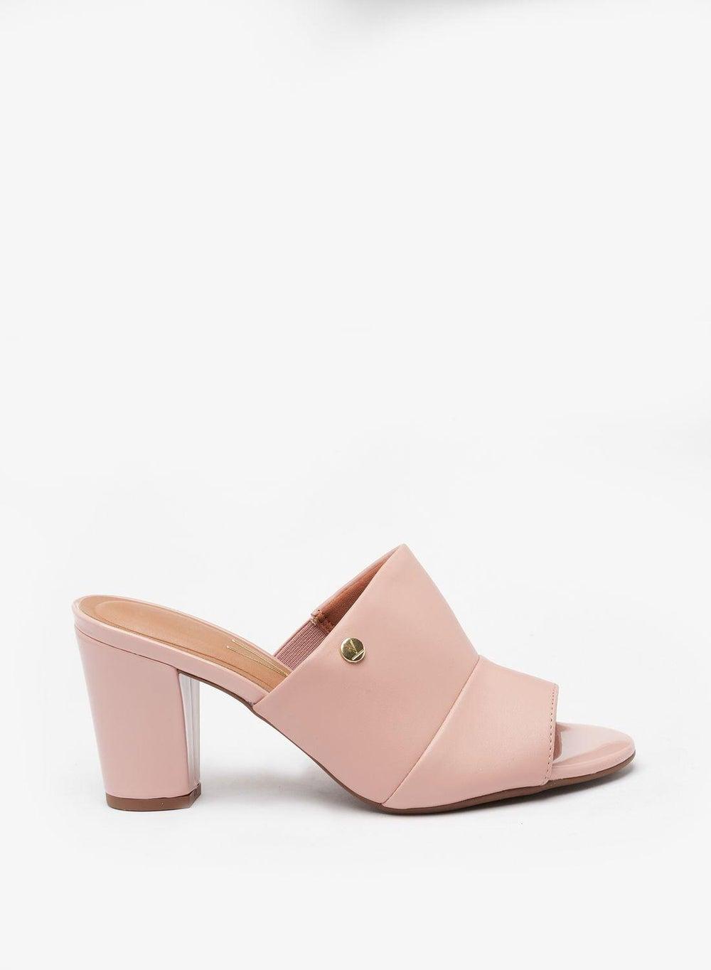 Elegant Mid Heels Sling Back Sandals with Ankle Strap - Image 1
