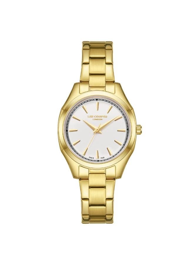 Lee Cooper Elegance LC08006.130 Women's 31mm Gold Analog Watch - Image 1