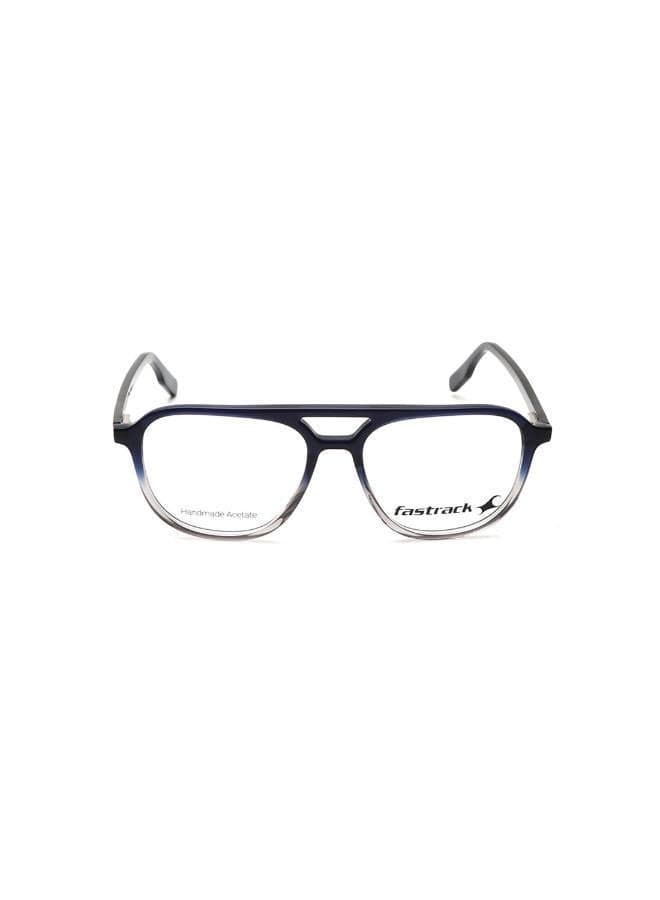 Fastrack Blue Aviator Classic Rimmed Eyeglasses - Image 1