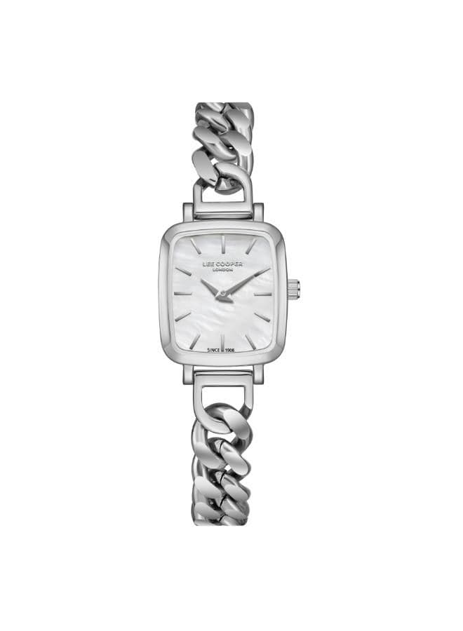 Lee Cooper Elegance LC08130.320 Women's Silver Analog Watch - Image 1