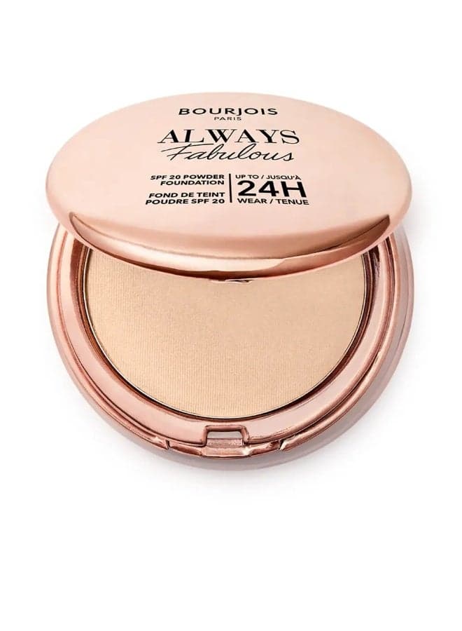 Bourjois Always Fabulous 210 Vanilla Powder Foundation, 7G - Image 1