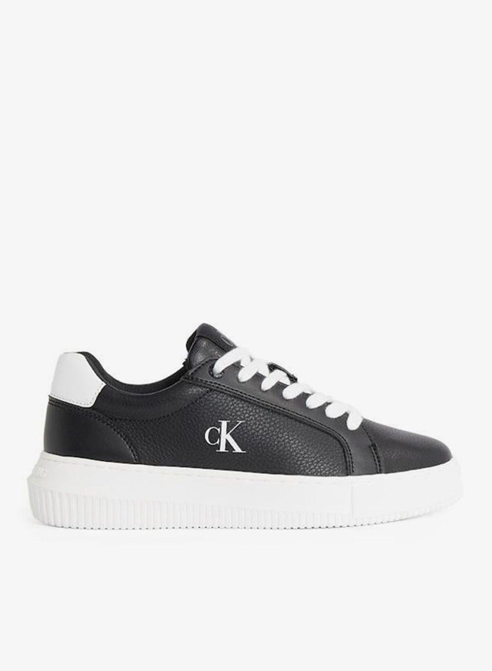 Calvin Klein Yw0Yw017690Gm Elegant Low-Top Leather Sneakers - Image 1