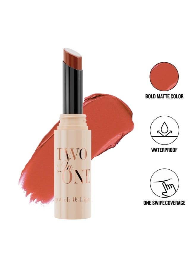 Character CTO105 Dual Lipstick & Lipcare - Intense and Nurturing - Image 1