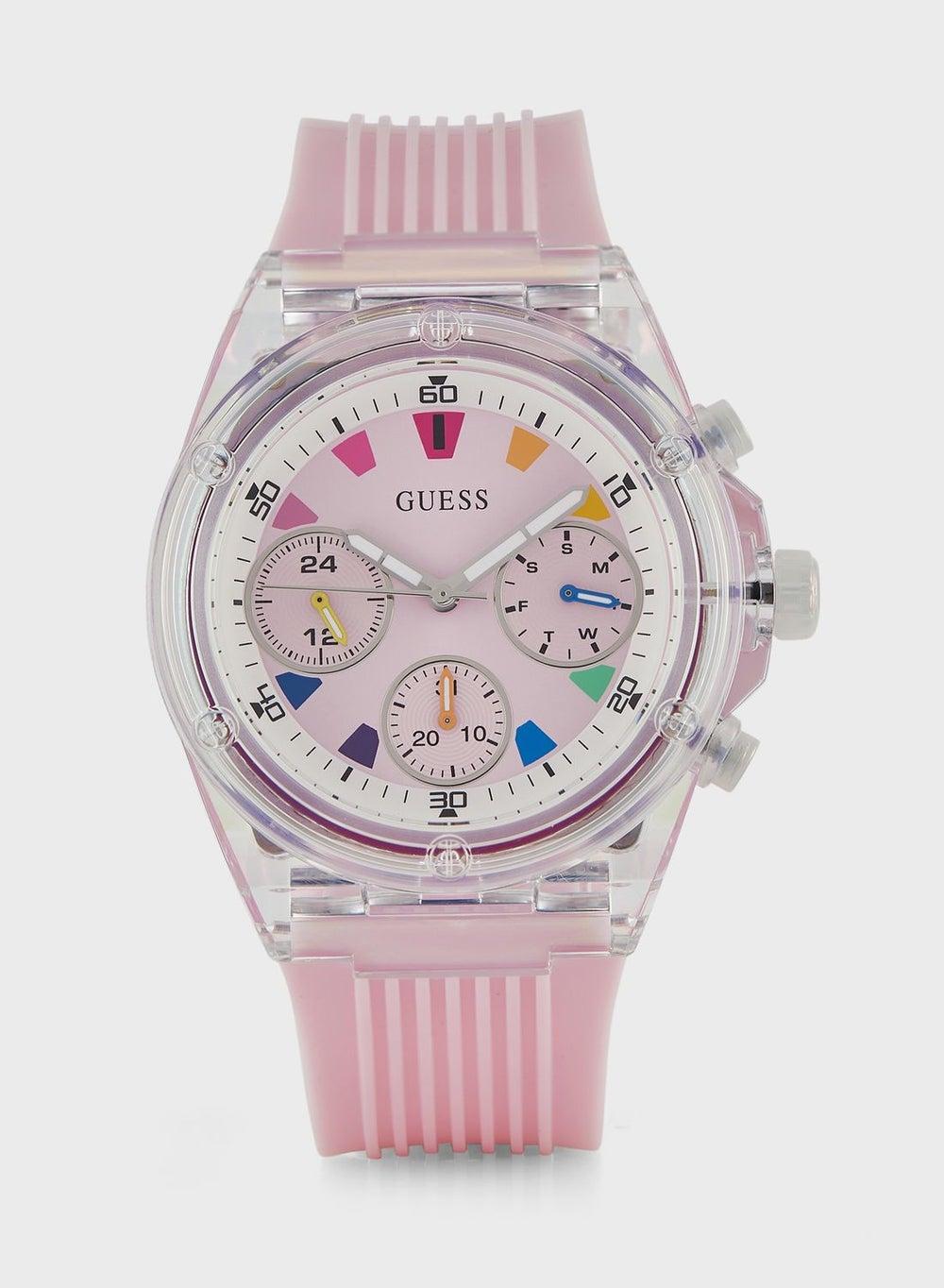 GUESS Athena Eco-Chic Nylon Strap Women's Watch - Image 1