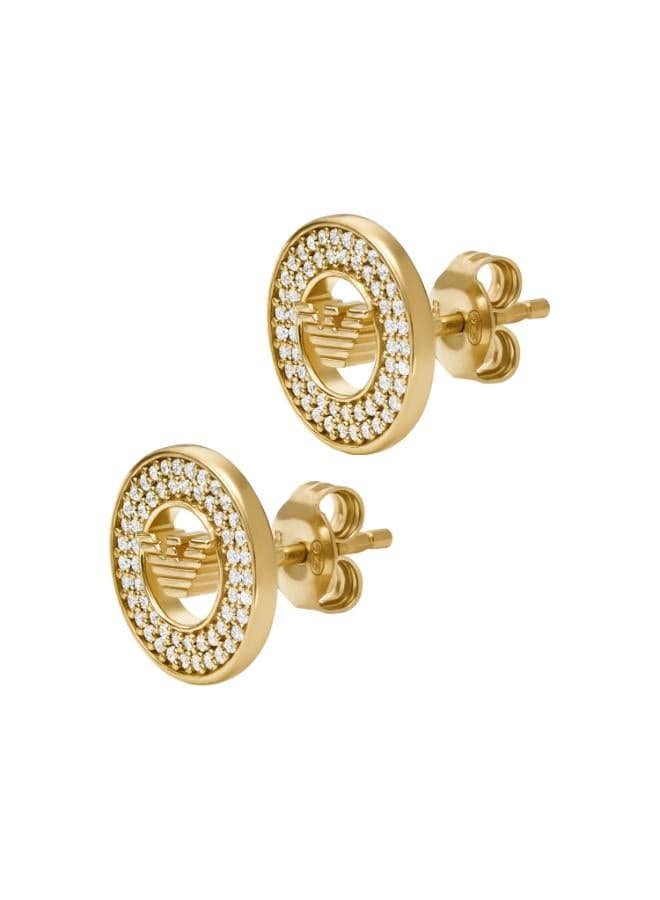 EMPORIO ARMANI Eg3629710 Gold-Tone Stud Earrings - Image 1