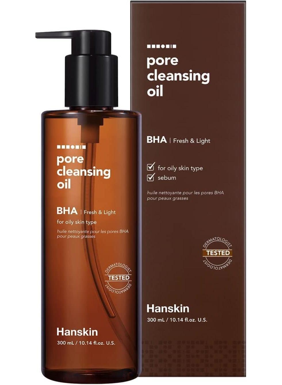 Hanskin Pore Refining BHA Cleansing Oil, 300 ml - Image 1