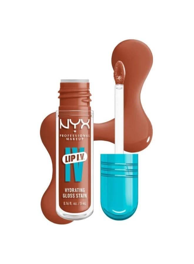 Caramel Drip 12Hr Hydration Lip Gloss Stain with High Shine - Image 1