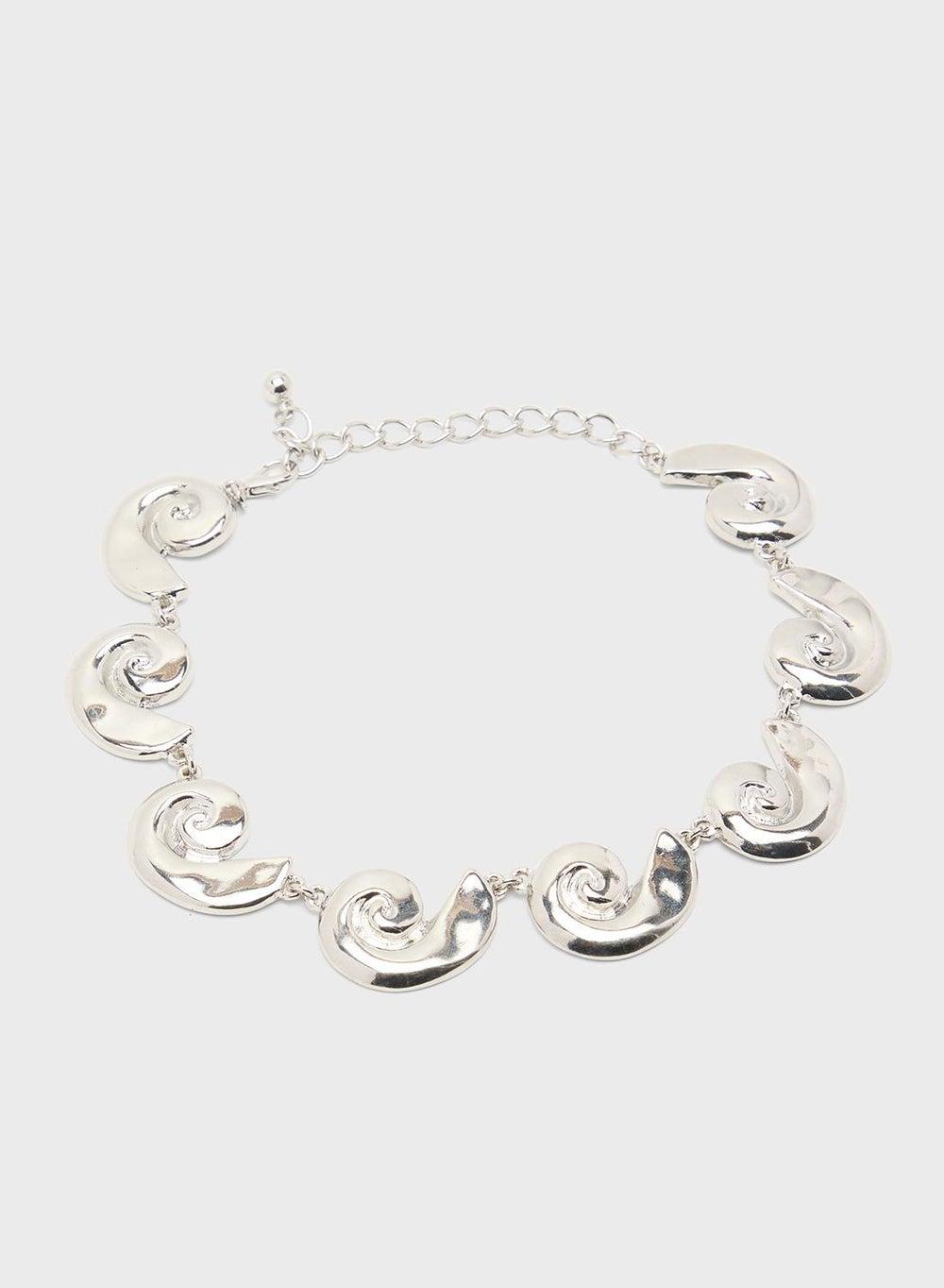 Elegant Ginger Floral Pearl Choker for Sophisticated Charm - Image 1