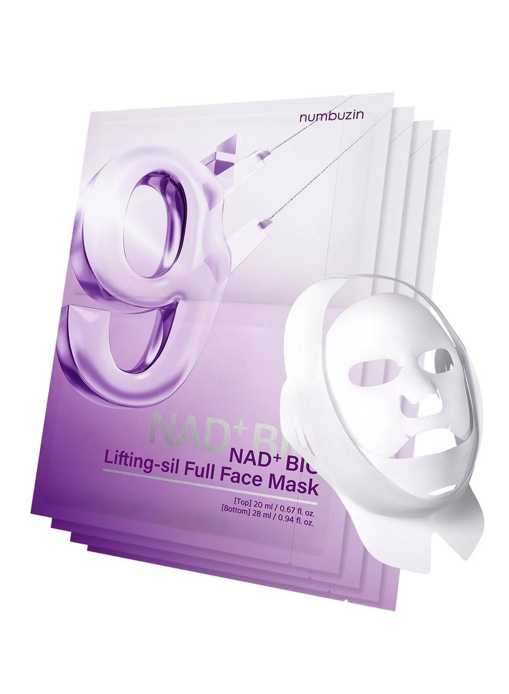 No.9 Nad Bio Lifting Full Cover Luxury Facial Mask 4Pk+Gwp - Image 1