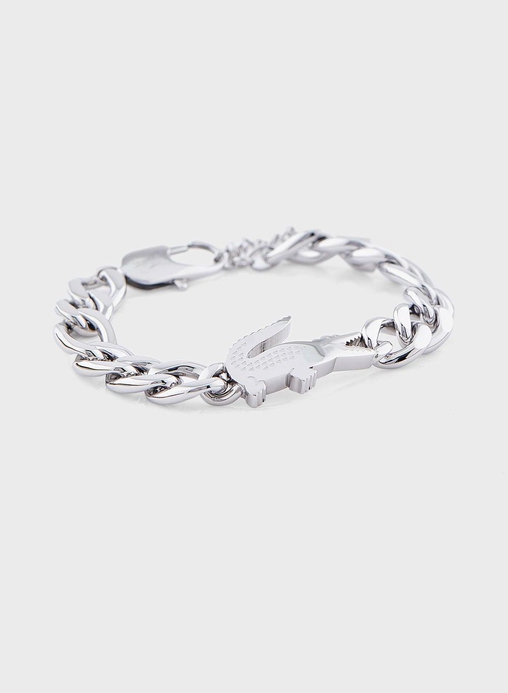 LACOSTE CROCODILE Elegant Silver Bracelet for Women - Image 1