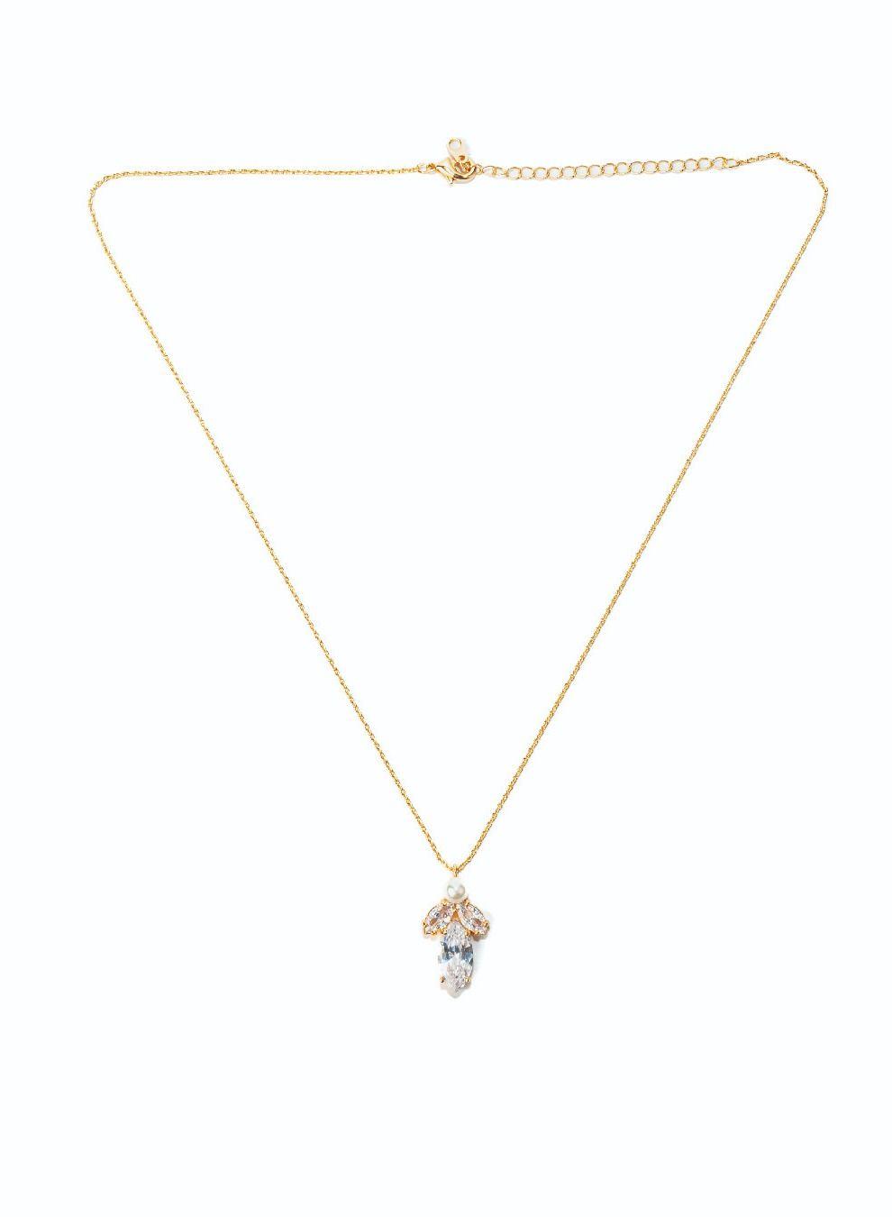 AMICA Luxe Pearl Stone Pendant Necklace - Image 1