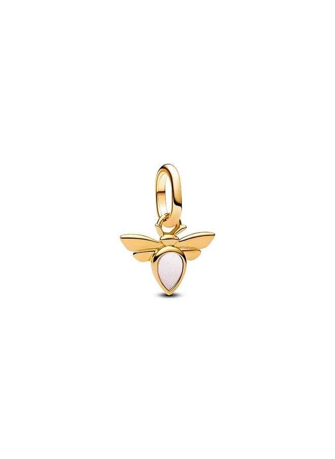 PANDORA White Bee Mini Dangle Charm Elegance - Image 1