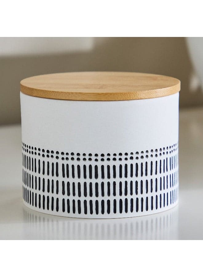 Ciara Cotton Jar: Elegant Storage for Your Skincare Rituals - Image 1