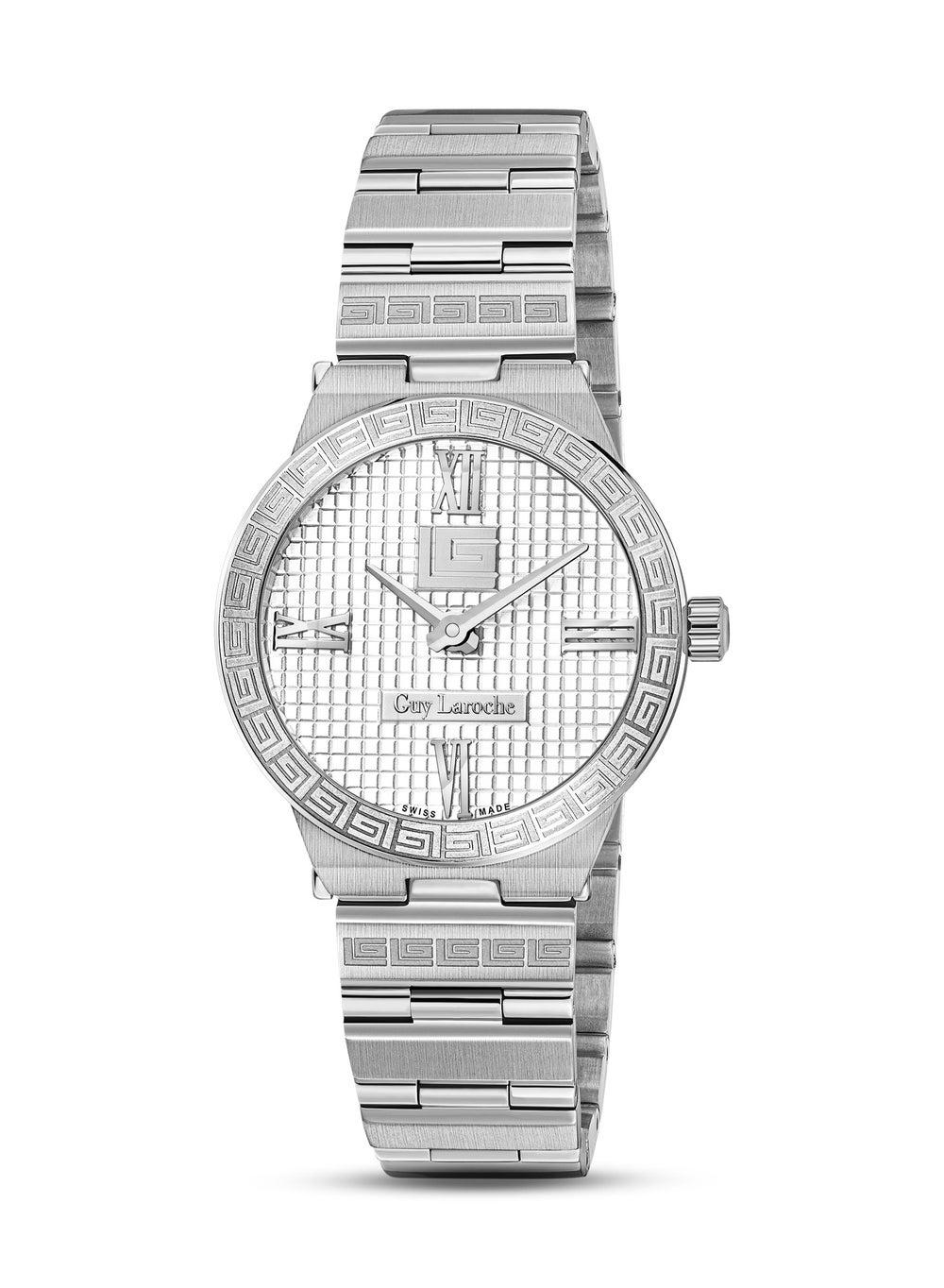 Guy Laroche Sacha 25mm Silver Bracelet Watch for Women - Image 1