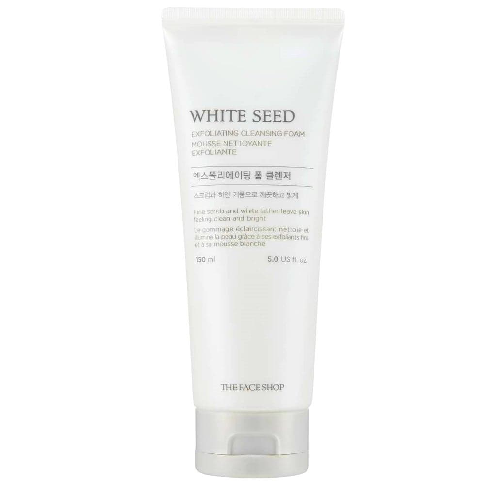 THE FACE SHOP White Seed Exfoliating Cleansing Foam - Image 1