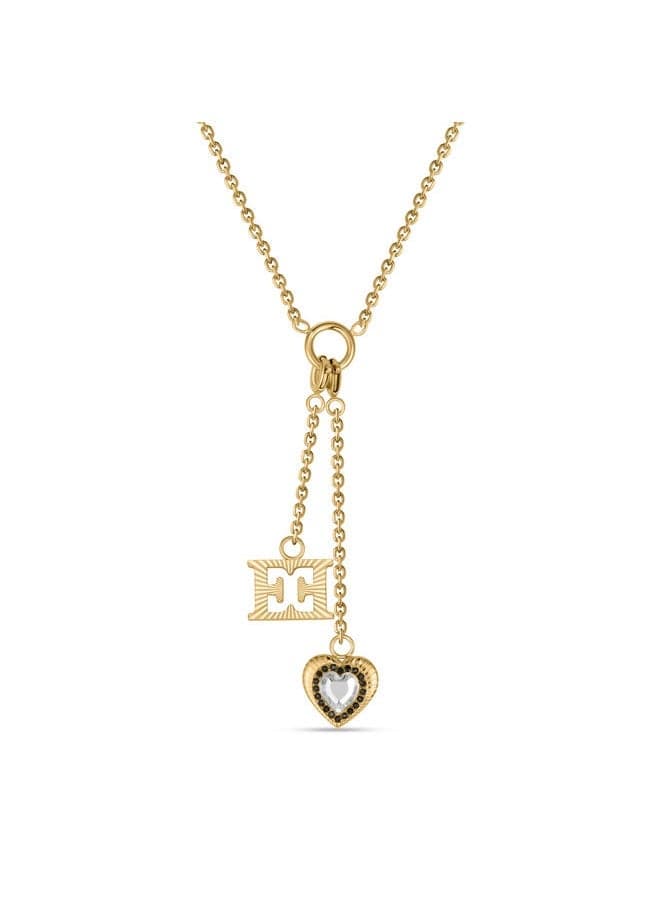 ESCADA Catherine Crystal Heart Motif Necklace for Women - Image 1