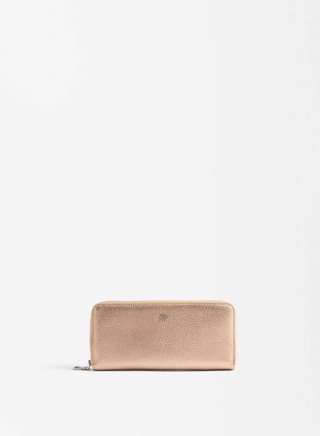PARFOIS Gold Elegance Zip Coin Purse for Women - Image 1