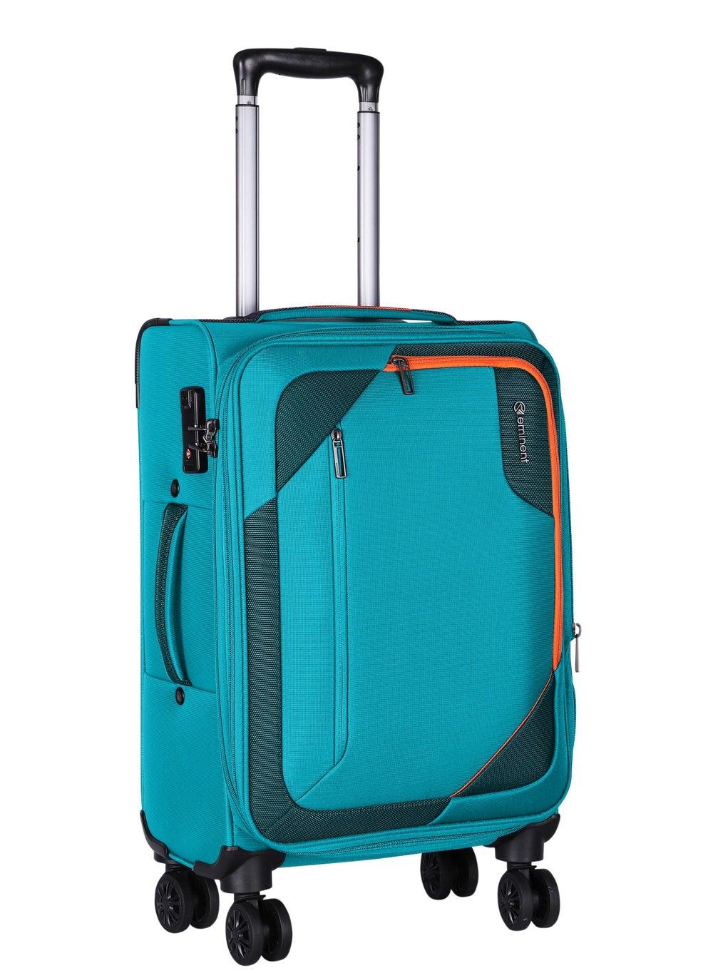 Eminent E765SZ 20-Inch Green Expandable Soft Suitcase - Image 1