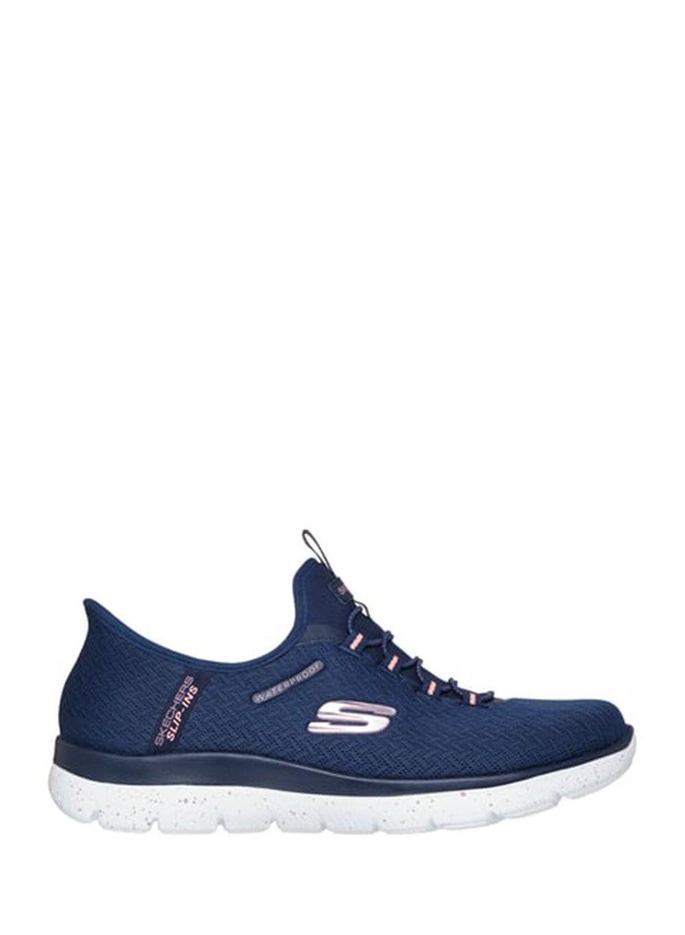 Summits 150199 Nvcl Navy Charcoal Walking Slip-Ons - Image 1