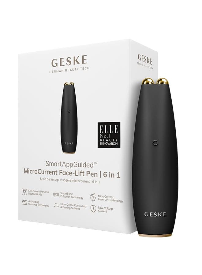SmartAppGuided 6-in-1 MicroCurrent Face-Lift Pen - Grey - Image 1