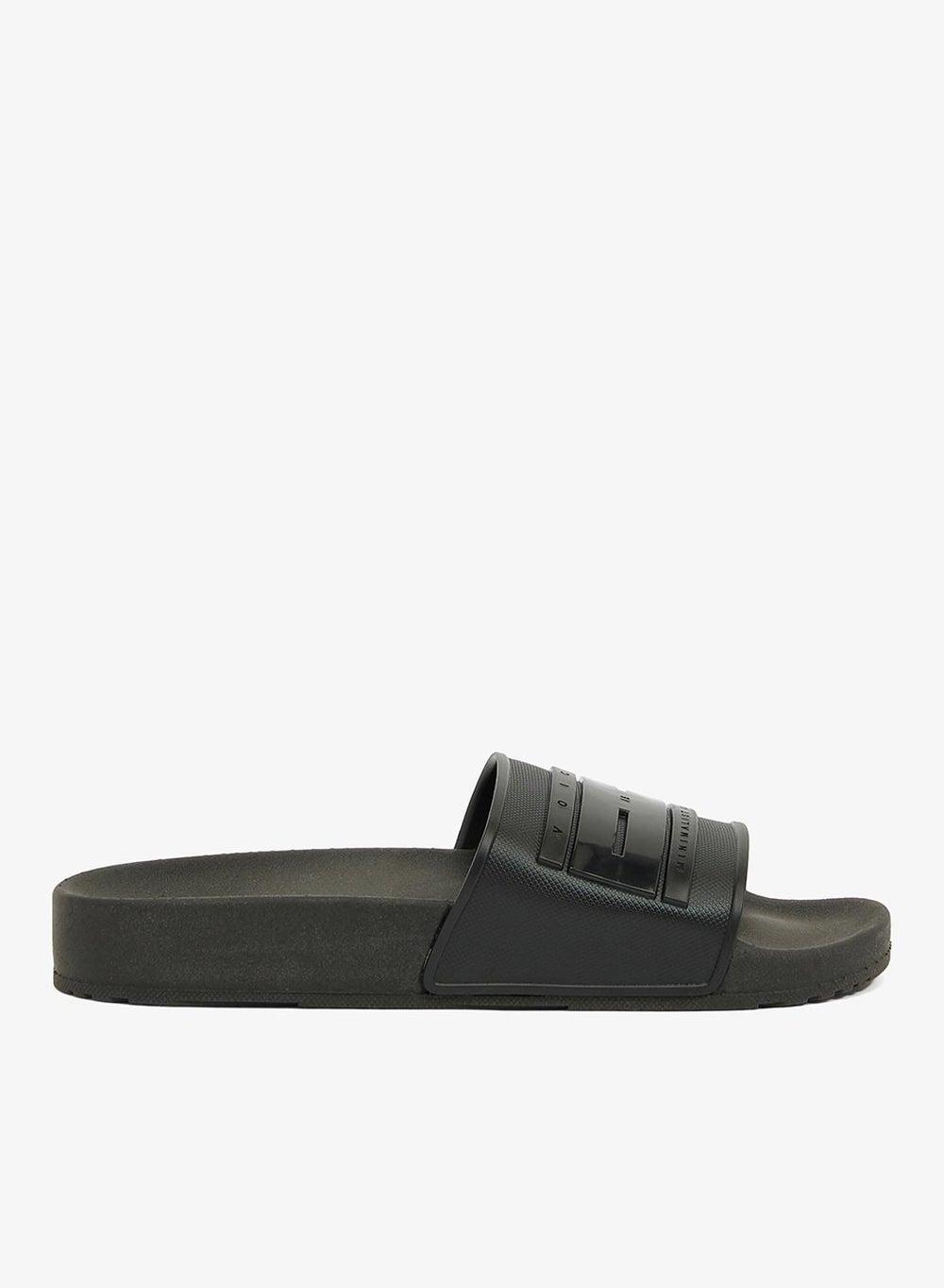 Slide London Women’s Black Single-Strap Sandals 008.00001 - Image 1
