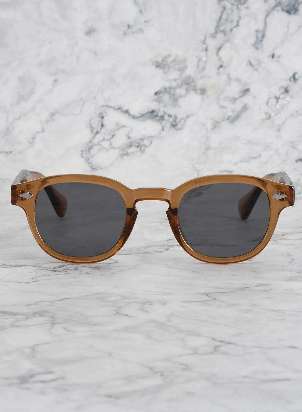 Explicit Poets JOHNNY COLORED Sunglasses in Brown - Gray - Image 1