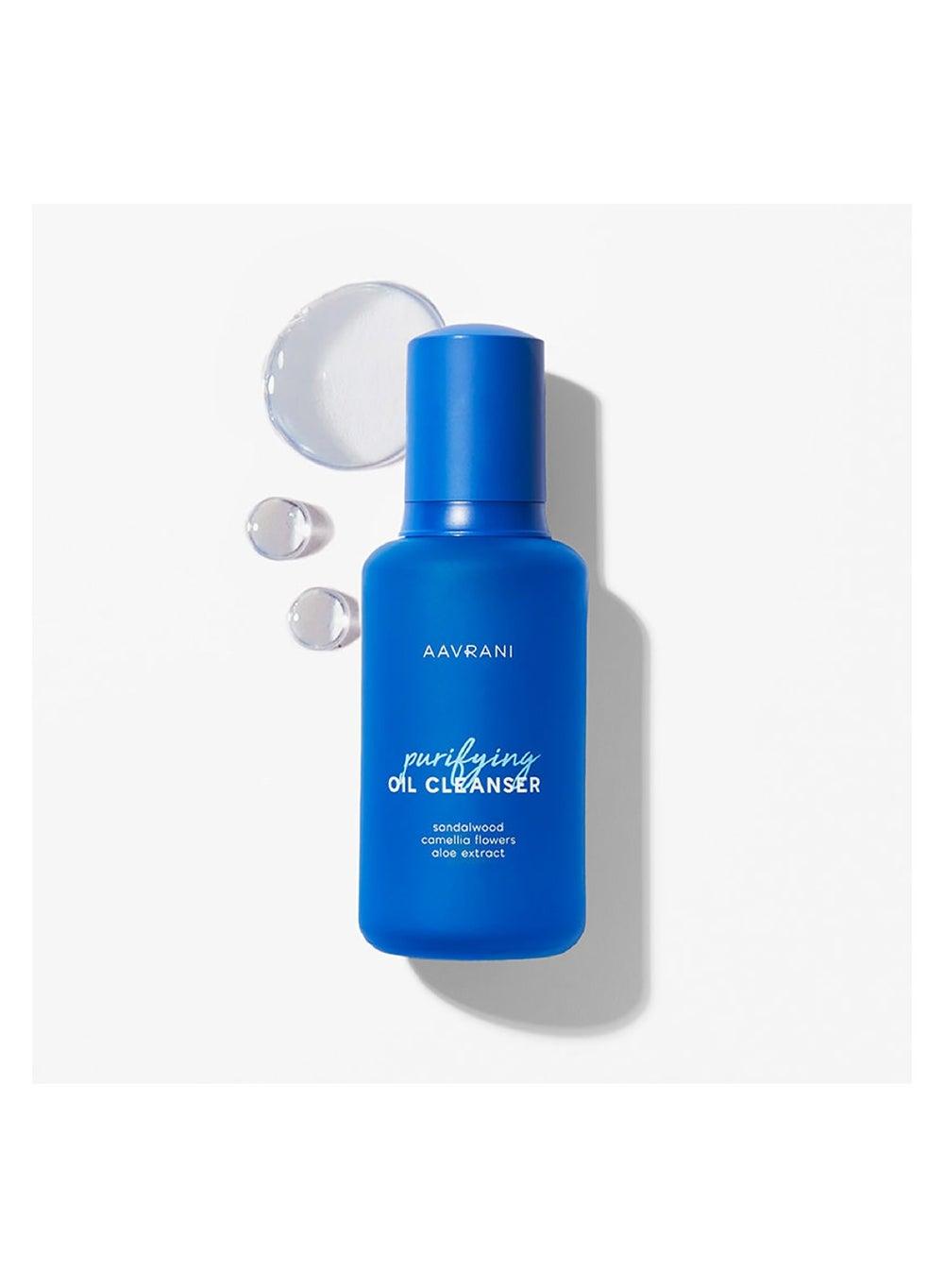 Elegant Purifying Face Oil Cleanser with Sandalwood & Aloe - Image 1