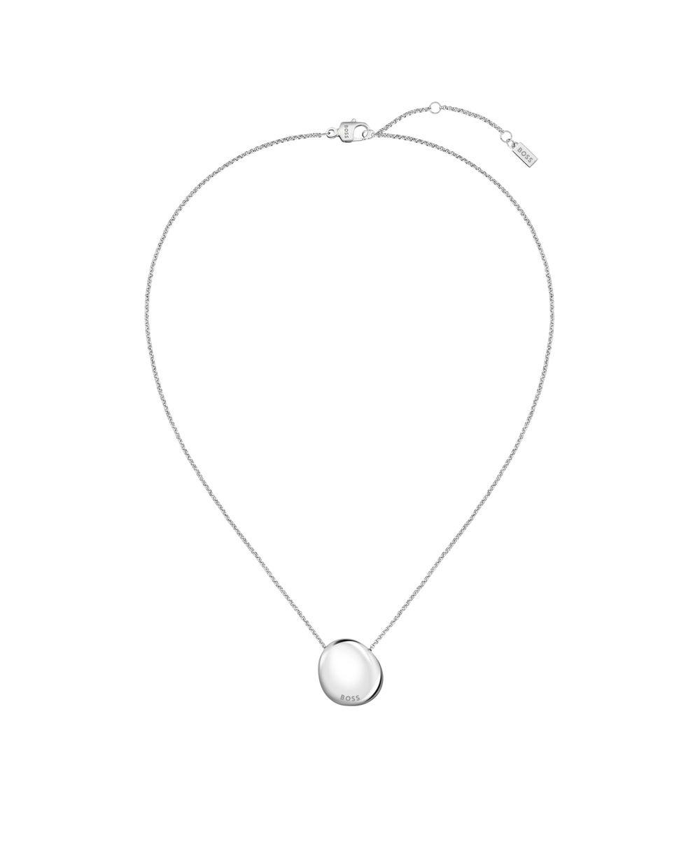 BOSS Silver-Tone Adjustable Nugget Necklace for Women - Image 1