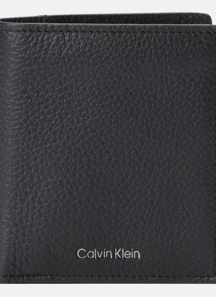 CALVIN KLEIN Men's Logo-Detailed Bi-Fold Luxury Wallet - Image 1